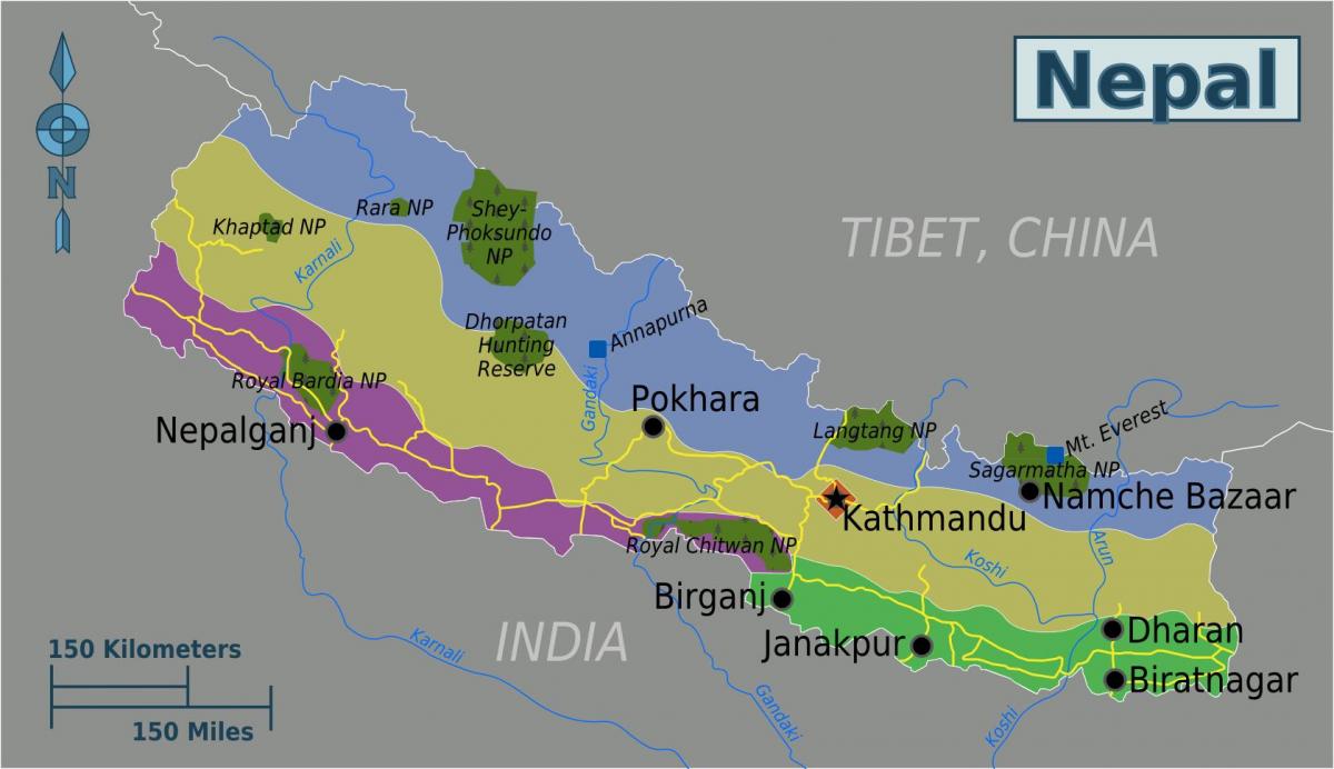 mount everest nepáli térkép