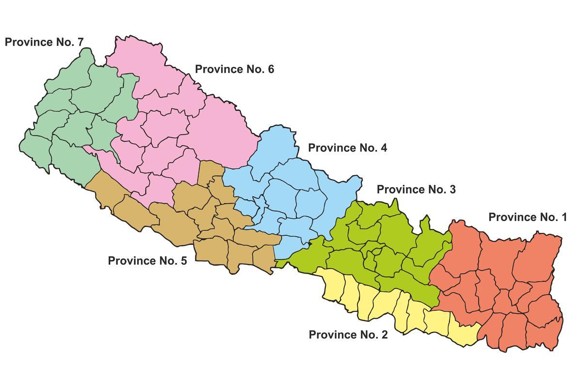 állami térkép nepál