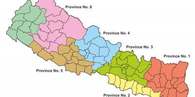 Állami térkép nepál