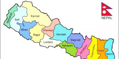 Nepál új térkép